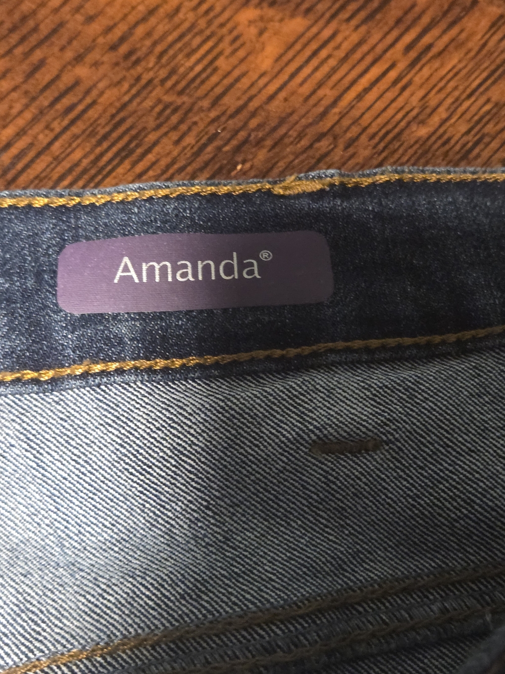 Gloria Vanderbilt Amanda Jeans 26W Dark Wash High Waist Comfort Stretch Denim - Picture 4 of 7